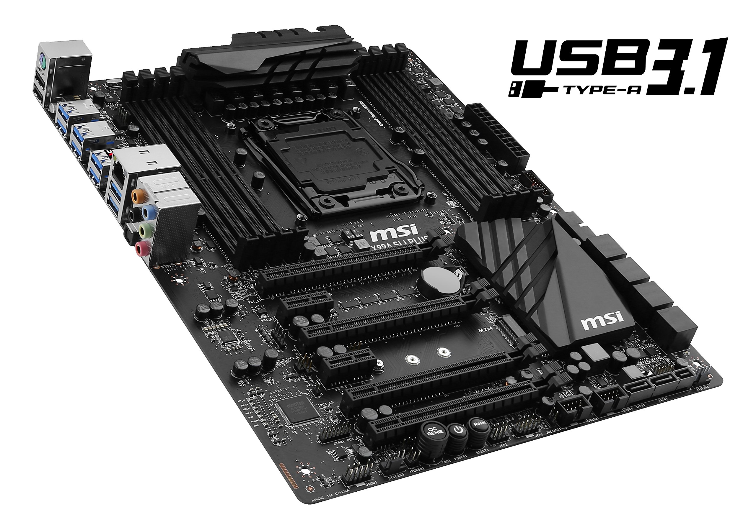 MSI Extreme Gaming Intel X99 LGA 2011 DDR4 USB 3.1 ATX Placa-mãe